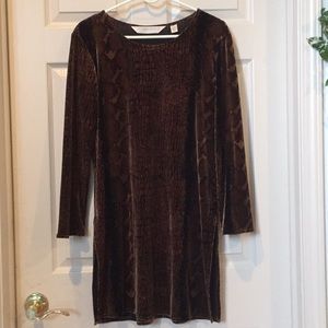 Victoria's Secret Snakeskin Velvet Dress